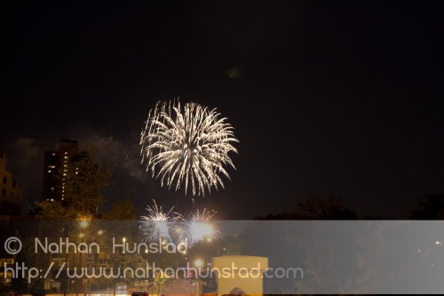 Minneapolis fireworks on 4 July 2010